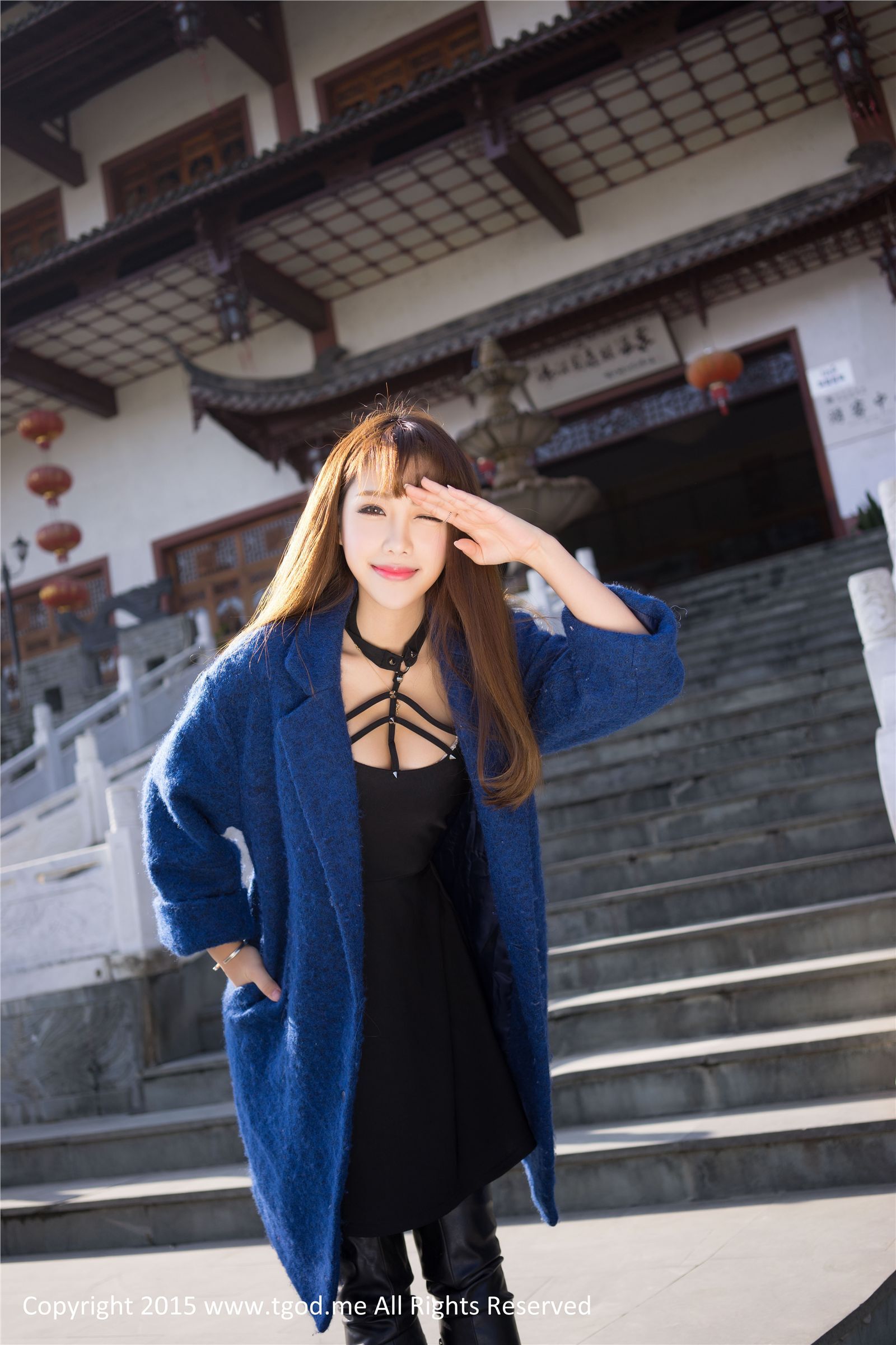 [TGOD推女神]2015.04.23 女神驾到之遂昌汤沐园 于姬Una&Akiki朱若慕